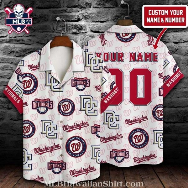 Personalized Pitcher Washington Nationals Hawaiian Shirt