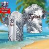 Tropical Floral Motifs Detroit Tigers Aloha Shirt