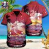 Navy Hibiscus Flowers Boston Red Sox Hawaiian Shirt