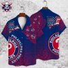 Philadelphia Phillies Pennant Blue Memorabilia Hawaiian Shirt