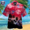 Phillies Blooming Red Floral Hawaiian Button-Up Shirt