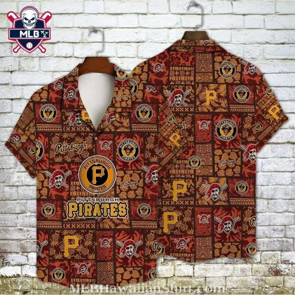 Pittsburgh Pirates Exotic Tiki And Skulls Hawaiian Shirt – MLB Tribal