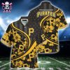 Pittsburgh Pirates Monochrome Hibiscus Hawaiian Shirt – MLB Classic Elegance