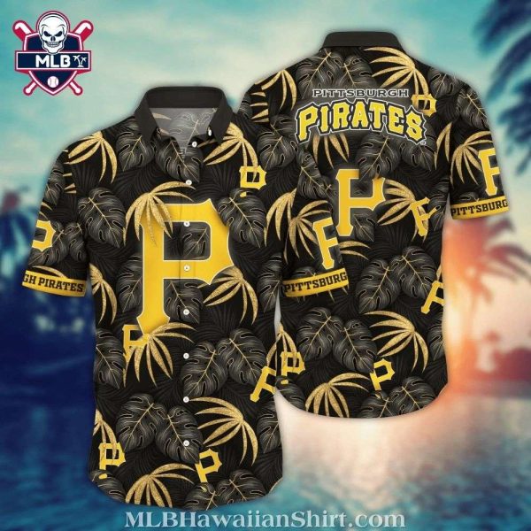 Pittsburgh Pirates Night Palms Hawaiian Shirt – MLB Midnight Tropics