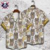 Pittsburgh Pirates Tropical Leaves And XO Pattern Hawaiian Shirt