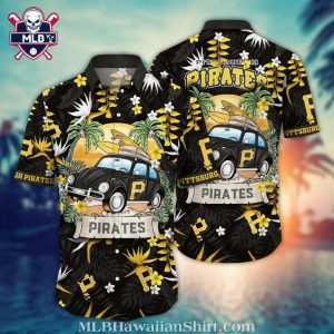 Pittsburgh Pirates Vintage Car Tropical Hawaiian Shirt – MLB Road Trip