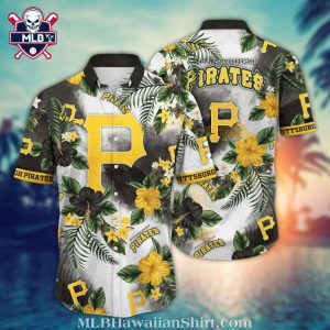 Pittsburgh Pirates Yellow Hibiscus Hawaiian Shirt – MLB Garden Fanfare