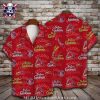 Personalized White And Red St. Louis Cardinals Jersey Hawaiian Shirt