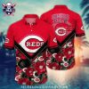 Retro Roadster Reds Fan MLB Cincinnati Reds Hawaiian Shirt