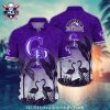 Rockies Palms And Gold – Lavish Colorado Tropical MLB Hawaiian Shirt