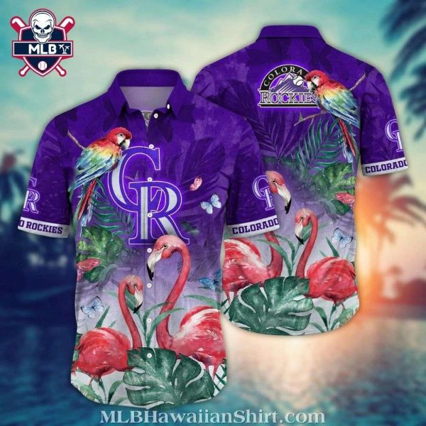 Rockies Fauna And Flora – MLB Colorado Tropical Birds Aloha Shirt