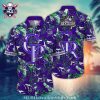 Rockies Nightfall Tropics – MLB Colorado Purple Sunset Hawaiian Shirt