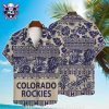 Rockies Vibrant Tropical Mix MLB Hawaiian Shirt