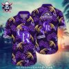 Rockies Crane Retreat – Purple Colorado Rockies Aloha Shirt