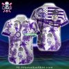 Rockies Deep Purple Floral MLB Aloha Shirt