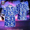 Sunset Palms – MLB Chicago Cubs Tropical Hawaiian Shirt In Gradient Sunset