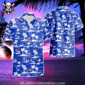 Royal Blue Tropics – Cubs Hawaiian Aloha Shirt