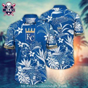 Royal Palms And Florals – KC Royals Tropical Shirt In Vibrant Blue