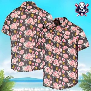 San Diego Padres Hawaiian Shirt – Floral Edition