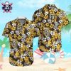 Tropical Monstera And Logo Print MLB San Diego Padres Hawaiian Shirt