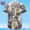 Skeleton Surfer – San Diego Padres Grateful Dead Inspired MLB Hawaiian Shirt