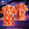 Golden State Giants Hawaiian Shirt – Vibrant Orange Beachscape