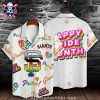 SF Giants Baseball Motifs Tropical Hawaiian Shirt