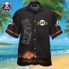 San Francisco Giants Floral Stripe Hawaiian Shirt – Orange Botanicals