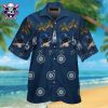 Seattle Mariners Green Geometric Compass Hawaiian Shirt