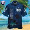 Seattle Mariners Full Print Palm Silhouette Hawaiian Shirt