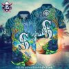 Tiki Party Oakland Athletics Aloha Shirt – Festive Character Print