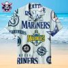 Oakland Athletics Vintage Postcard Aloha Shirt