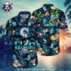 Seattle Mariners Tiki Surf Gray Tropical Hawaiian Shirt