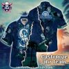 Tropical Bird Pattern Seattle Mariners Hawaiian Shirt