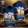 Skater Tiki Detroit Tigers Tropical Hawaiian Shirt