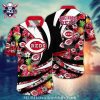 Stress Blessed And Cincinnati Reds Obsessed Hawaiian Shirt