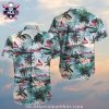 MLB St. Louis Cardinals Aloha Shirt Featuring Jack Skellington Design