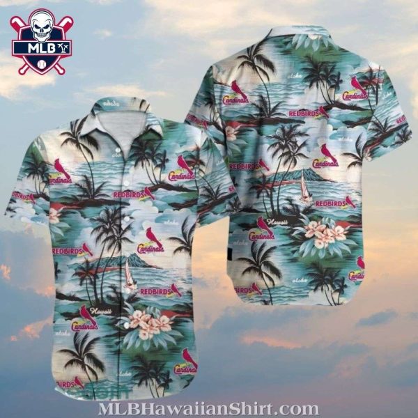 St. Louis Cardinals Hawaiian Shirt – Aloha Palm Sunset