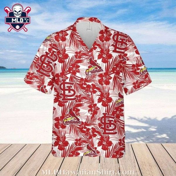 St. Louis Cardinals Hawaiian Shirt – Red Tropics Passion