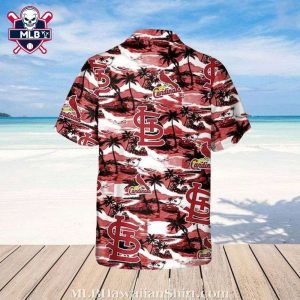 St. Louis Cardinals Tropical Shirt – Sunset Palm Silhouette