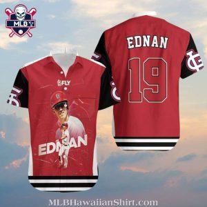 St. Louis Slugger Edman Tribute Cardinals Tropical Hawaiian Shirt