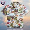 Texas Rangers Customizable Player Tropical Hawaiian Shirt