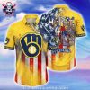 Pittsburgh Pirates Geometric Tropics Hawaiian Shirt – MLB Pattern Play