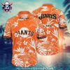 Tropical SF Giants Fan Fest Hawaiian Shirt – Sunset Stripes And Baseball