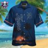 Vibrant Tropical Leaves And Flowers Detroit Tigers Hawaiian Shirt