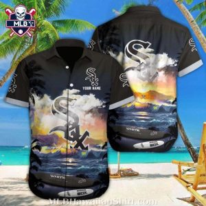 Sunset Dreams Chicago White Sox Personalized Hawaiian Shirt