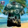 Sunset Palms Oakland A’s Aloha Shirt – Vibrant Tree Silhouettes