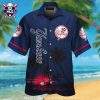 Sunset Palms NY Yankees Tropical Hawaiian Shirt