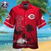 MLB Cincinnati Reds Sunset Palms Tropical Hawaiian Shirt