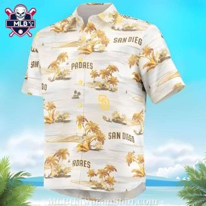 Sunset Palms – San Diego Padres Tropical Hawaiian Aloha Shirt